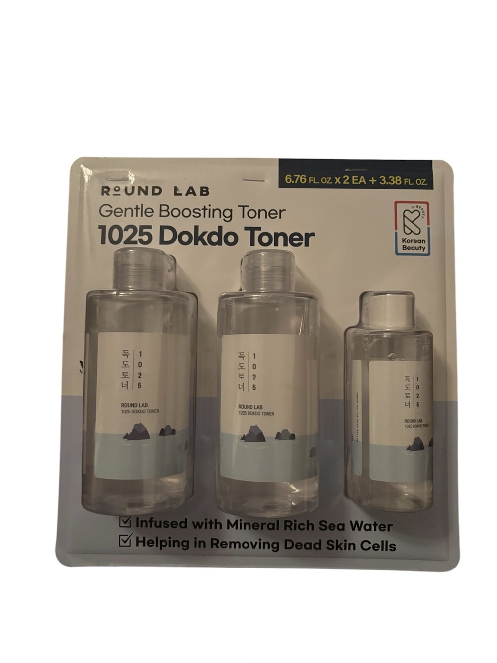 Round Lab 1025 Dokdo Gentle Boosting Toner Trio